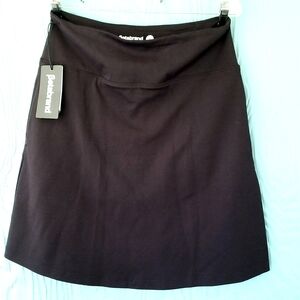Betabrand NWT Ponte Skort A-line Skirt With Compression Shorts Black Size M